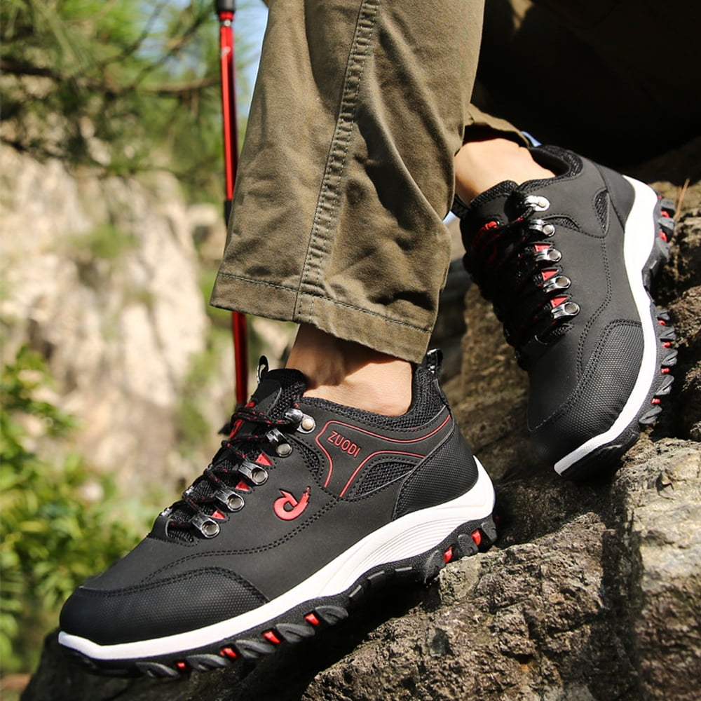 Men Hiking Shoes Waterproof Non-slip Sport Shoes Casual Running Camping Shoes Outdoor Sneakers for Men Size
